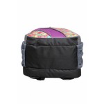 Aqsa ASB46 Designer School Bag (grey Pink Print)